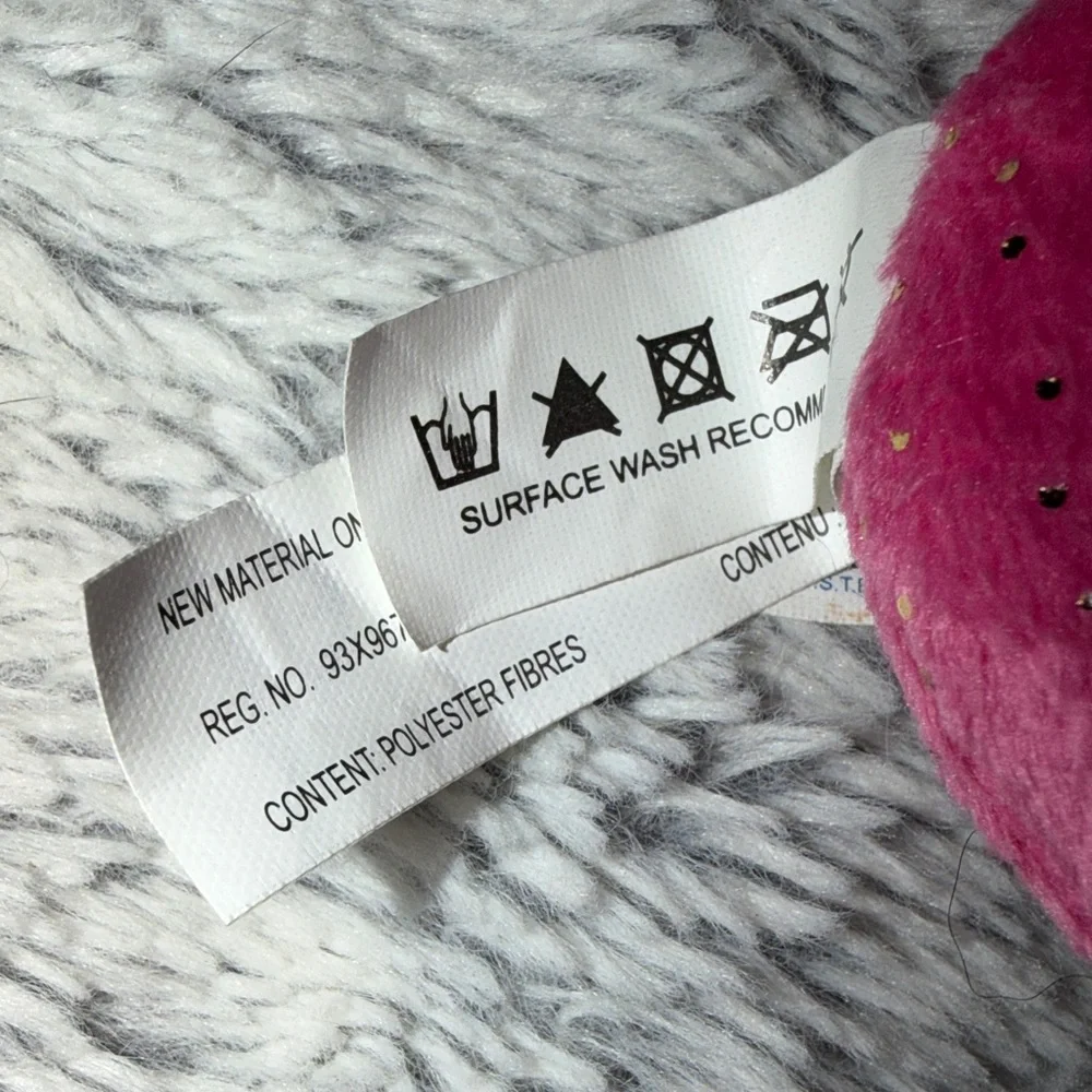 Aurora Pink Plush Seahorse Small‎ Beanie NWOT